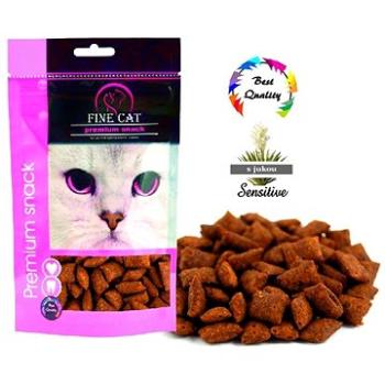 FINE CAT Plnené vankúšiky SENSITIVE s Jukou 80 g (8595657303120)