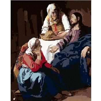 Maľovanie podľa čísel - Kristus pri Márii a Marte (J. Vermeer) (HRAbz33489nad)