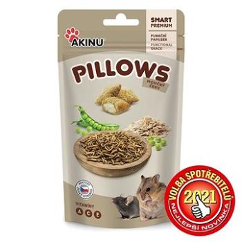Akinu Pillows vankúšiky s múčnym červom pre hlodavce 40 g (8595184955519)