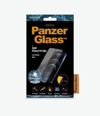 PANZERGLASS PRE IPHONE 12 PRO MAX, TVRDENE SKLO CASE FRIENDLY AB CIERNA 2712