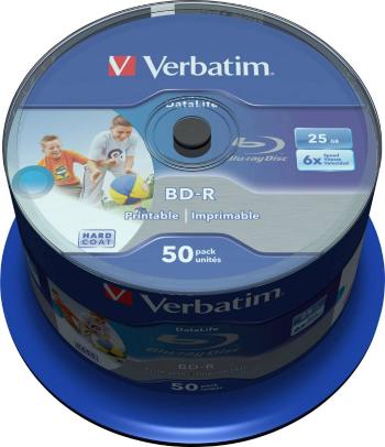 Verbatim 43812 Blu-ray BD-R SL 25 GB 50 ks vreteno možnosť potlače