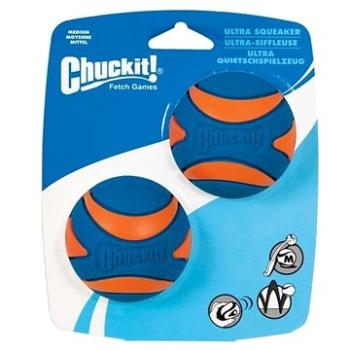 Chuckit! Ultra Squeaker Ball Medium – pískacia – 2 na karte (029695330681)