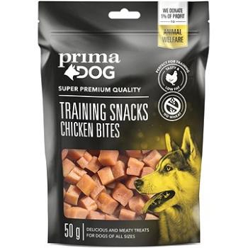 PrimaDog Výcvikové maškrty pre psov – kuracie kúsky 50 g (6430056888521)