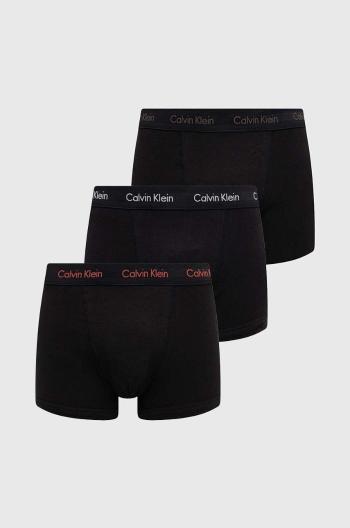 Boxerky Calvin Klein Underwear 3-pak pánske, čierna farba