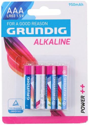 Baterie AAA GRUNDIG ALKALINE 950 mAh, 4KS