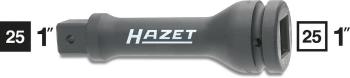Hazet  1105S-7 predlžovací nástavec pre nástrčné kľúče   Pohon (skrutkovač) 1" (25 mm) Typ zakončenia 1" (25 mm) 180 mm