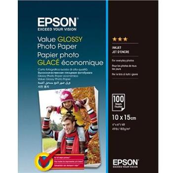 EPSON Value Glossy Photo Paper 10 × 15 cm 100 listov (C13S400039)