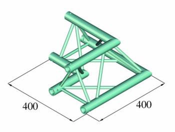 Alutruss DECOLOCK DQ3-PAC21 3-bodová rampa roh 90 °