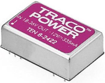 TracoPower TEN 8-2423 DC / DC menič napätia, DPS 24 V/DC 15 V/DC, -15 V/DC 265 mA 8 W Počet výstupov: 2 x