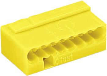 krabicová svorka tuhosť: -0.8 mm² Pólov: 8 WAGO  1 ks žltá