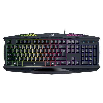 Genius GX GAMING Scorpion K220, klávesnica CZ/SK, herná, vode odolná typ drôtová (USB), čierna, nie