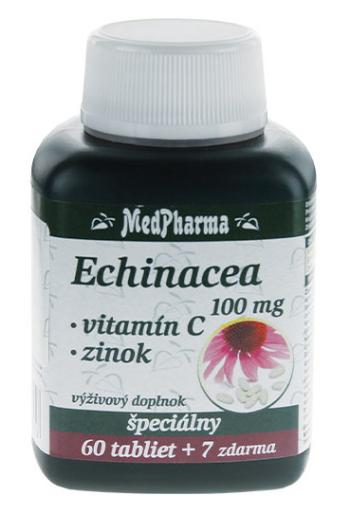 MedPharma Echinacea 100 mg Vitamín C + Zinok 67 tabliet