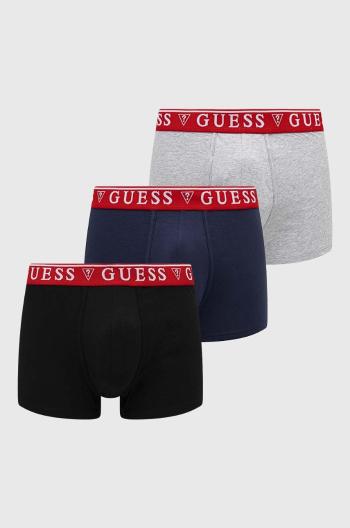 Boxerky Guess 3-pak BRIAN pánske, čierna farba, U97G01 KCD31