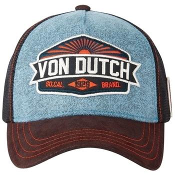 Von Dutch  CASQUETTES   IMITATION CUIR  Šiltovky Modrá