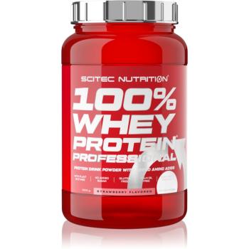 Scitec Nutrition 100% Whey Protein Professional srvátkový proteín s tráviacimi enzýmami príchuť Strawberry 920 g