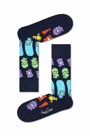 Ponožky Happy Socks Rainbow Family tmavomodrá farba