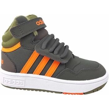 adidas  Polokozačky Hoops Mid 30 AC I  Zelená