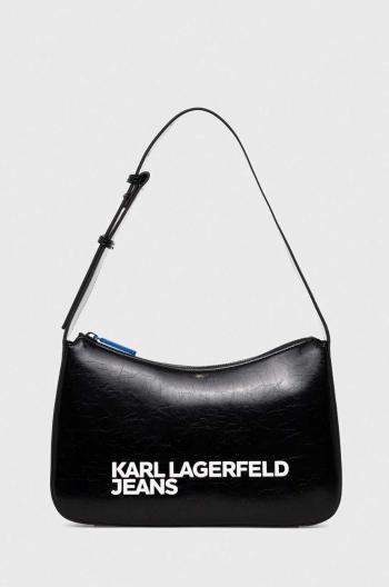 Kabelka Karl Lagerfeld Jeans ESSENTIAL LOGO BAGUETTE čierna farba, 241J3006