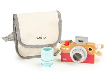Detský drevený fotoaparát s kaleidoskop Camera toy