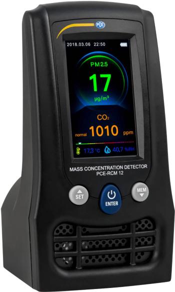 čítač častíc PCE Instruments PCE-RCM 12 CO2, teplota, vlhkosť vzduchu