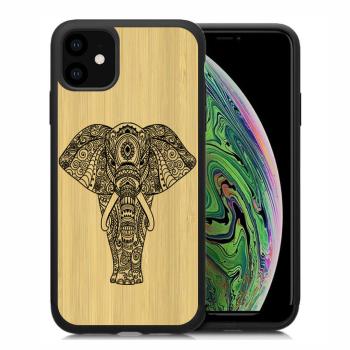 BAMBOO Drevený kryt Apple iPhone 11 ELEPHANT (086)