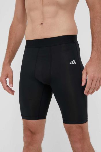 Tréningové šortky adidas Performance Techfit čierna farba