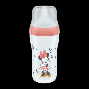 NUK Perfect Match Disney fľaša s kontrolou teploty, červená 260 ml