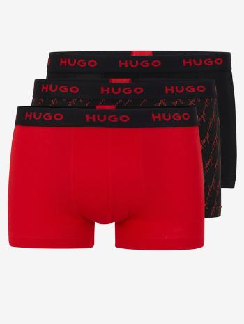 Hugo Boss Boxerky 3 ks Červená