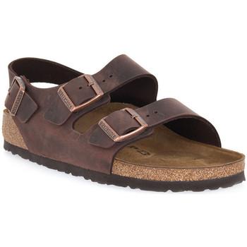 Birkenstock  Šľapky MILANO HABANA OILED CALZ S  Hnedá