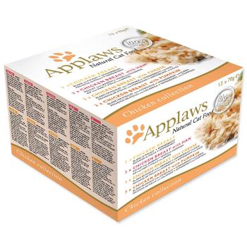 Konzervy APPLAWS Cat Chicken Selection multipack 840 g