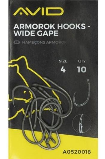 Avid carp háčiky armorok hooks wide gape - 8