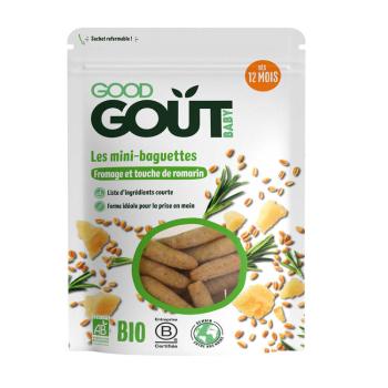 GOOD GOUT Mini bagetky s rozmarínom a syrom 70 g