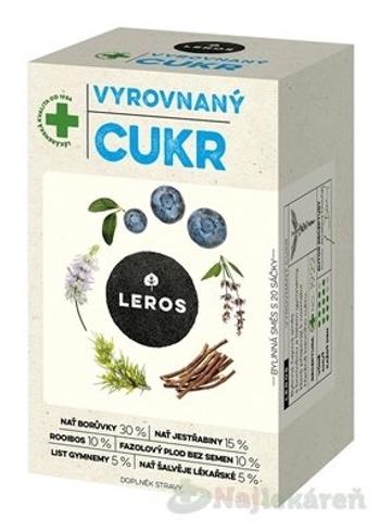 LEROS VYROVNANÝ CUKOR 20x1g (20g)