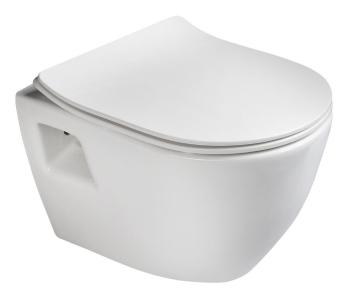 SAPHO - PAULA závesná WC misa, 35,5x50cm, biela TP325