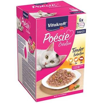 Vitakraft Cat mokré krmivo Poésie Création Multipack v omáčke 6× 85 g (4008239350855)