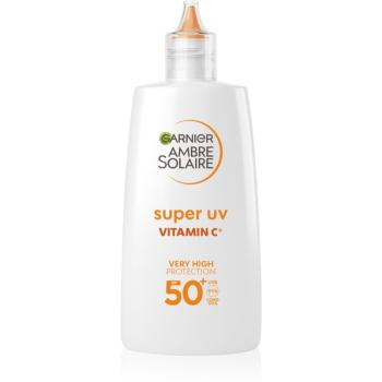 Garnier Ambre Solaire Super UV ľahký ochranný fluid proti tmavým škvrnám s vitamínom C SPF 50+ 40 ml