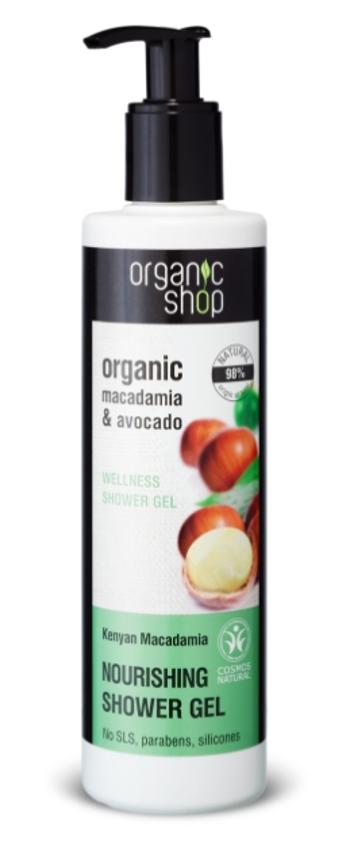 NATURA SIBERICA Organic Shop - Keňská Makadámia - Sprchový gél 280 ml