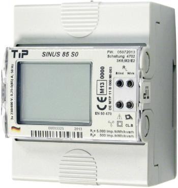 TIP SINUS 85 S0 trojfázový elektromer  digitálne/y  Úradne schválený: áno  1 ks