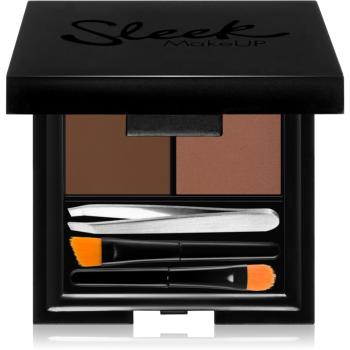 Sleek Brow Kit set na úpravu obočia Dark 3,8 g