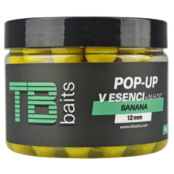 Tb baits plávajúce boilie pop-up banana + nhdc 65 g-12 mm