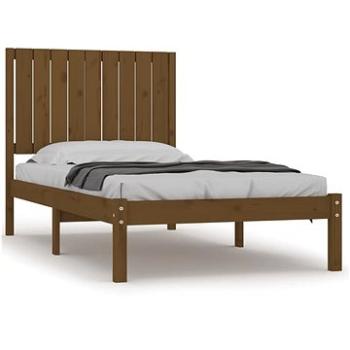 Rám postele medovo hnedý masívna borovica 90 × 200 cm, 3104401