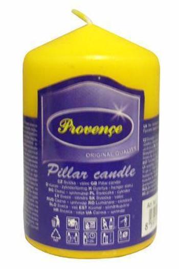 Provence Neparfumovaná sviečka PROVENCE 8cm žltá