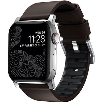 Nomad Active Strap Pro Brown/Silver Apple Watch 6/SE/5/4/3/2/1  42/44/45/Ultra 49mm (NM1A4mSNW0)