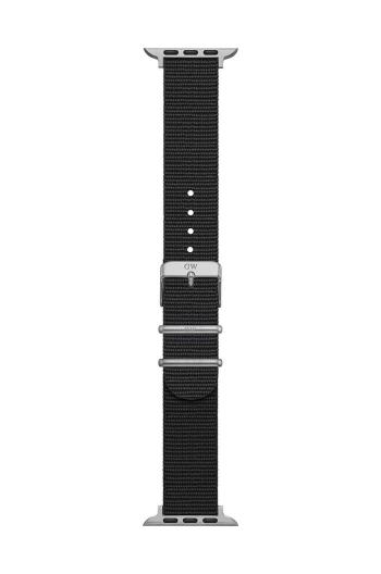 Remienok pre apple watch Daniel Wellington Smart Watch Strap Cornwall čierna farba