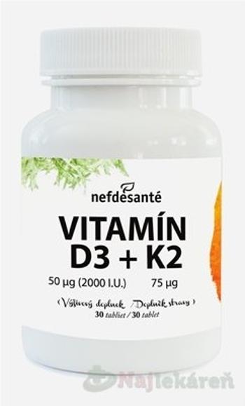 nefdesanté VITAMÍN D3 + K2 30 tabliet