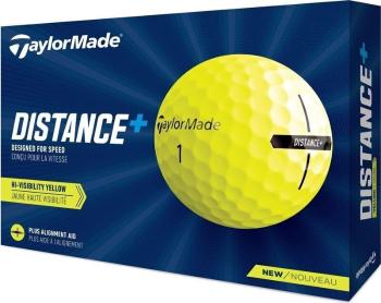 TaylorMade Distance+ Golf Ball Yellow