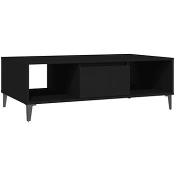 SHUMEE Konferenčný stolík čierny 103,5 × 60 × 35 cm drevotrieska, 806023