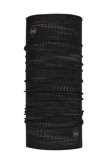 Šál komín Buff Dryflx Solid čierna farba, vzorovaný
