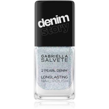 Gabriella Salvete Denim Story dlhotrvajúci lak na nechty odtieň 02 Pearl Denim 11 ml