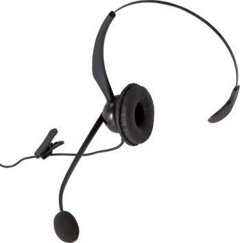 Auerswald COMfortel H-200 telefónne headset DHSG káblový na ušiach čierna